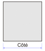 Côté du carré