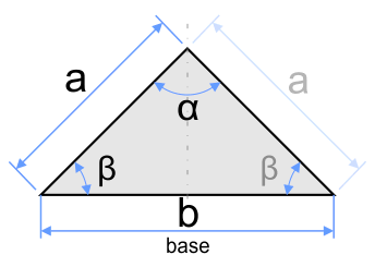 Triangle isocèle rectangle